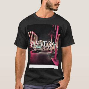 T-shirt rue rétro las vegas 80s