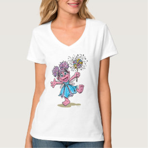 T-shirt Rue Sésame Abby Cadabby Art rétro