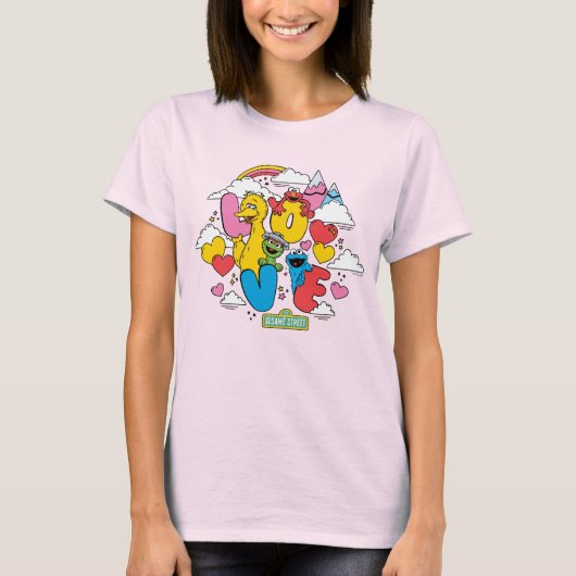 T-shirt Rue Sésame | Amour (Devant)
