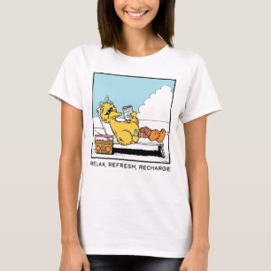 T-shirt Rue Sésame Big Bird Relax Refresh Recharge