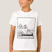 T-shirt Rue Sésame | Big Bird Relax Refresh Recharge (Devant)