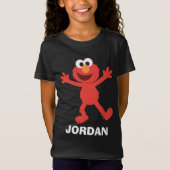 T-Shirt Rue Sésame | Bodysuit Elmo Baby personnalisé (Devant)