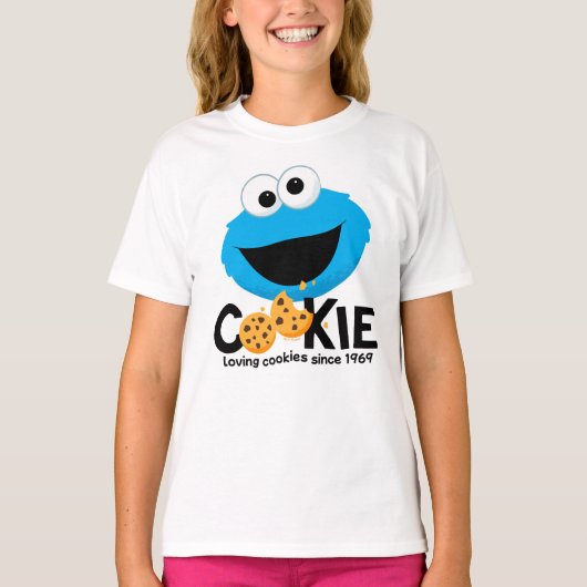 T-shirt Rue Sésame | Cookie Monster Lookies (Devant)