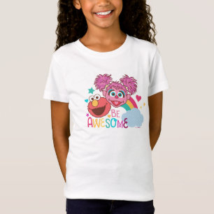 T-Shirt Rue Sésame   Elmo & Abby - Soyez génial