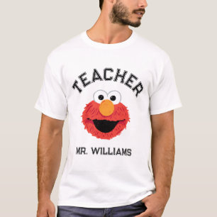 T-shirt Rue Sésame   Elmo Face Teacher