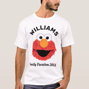 T-shirt Rue Sésame Elmo Famille Vacances