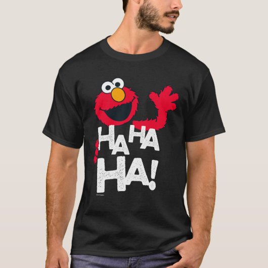 T-shirt Rue Sésame | Elmo - Ha Ha Ha Ha ! (Devant)