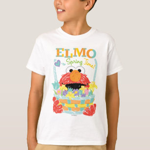 T-shirt Rue Sésame - Elmo   Heure du printemps
