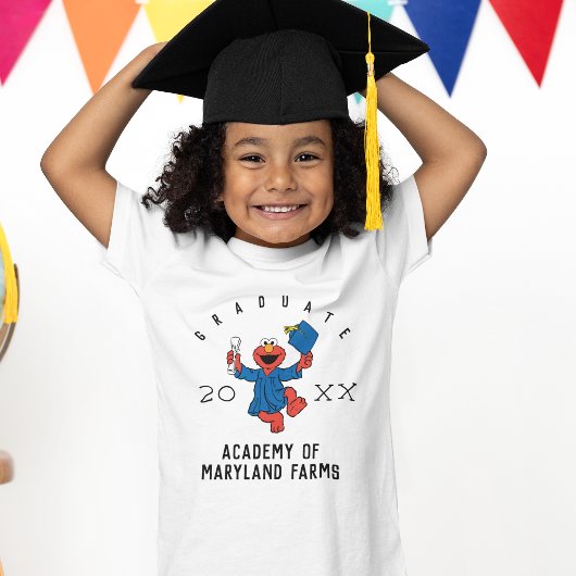T-shirt Rue Sésame | Elmo Preschool Graduate