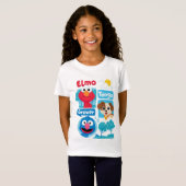 T-Shirt Rue Sésame | Elmo, Tango, & Grover Park Graphic (Devant entier)