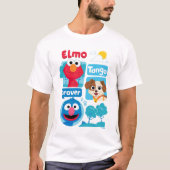 T-shirt Rue Sésame | Elmo, Tango, & Grover Park Graphic (Devant)