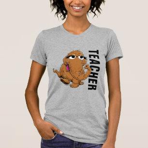 T-shirt Rue Sésame Enseignant Vintage Snuffy