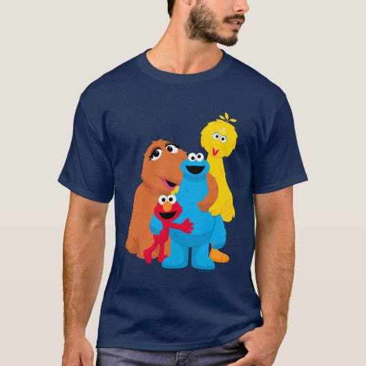 T-shirt Rue Sésame | Groupe Hug (Devant)