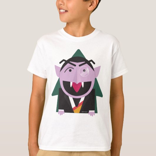 T-shirt Rue Sésame | Illustration Count von Count (Devant)