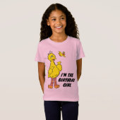 T-Shirt Rue Sésame | Je suis la fille d'anniversaire (Devant entier)