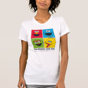 T-shirt Rue Sésame Les enfants cool originaux