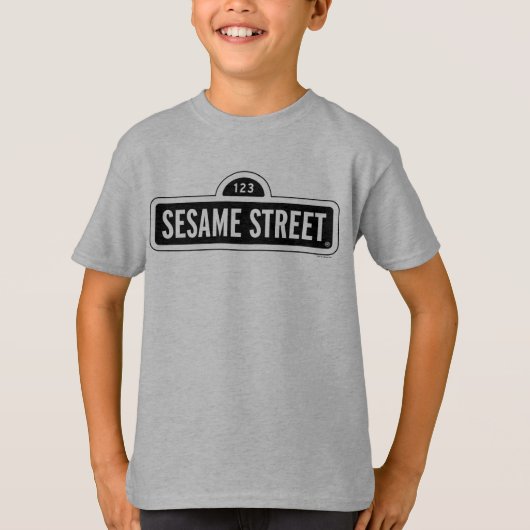 T-shirt Rue Sésame | Logo B&W (Devant)