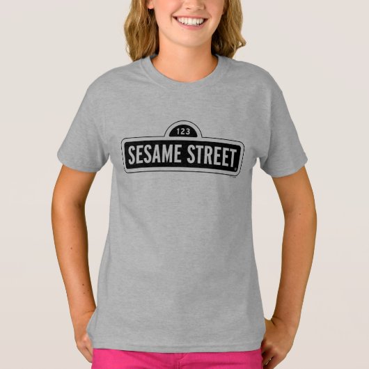 T-shirt Rue Sésame | Logo B&W (Devant)