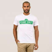 T-shirt Rue Sésame | Logo vert (Devant entier)