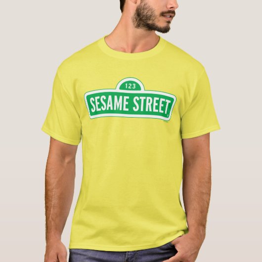 T-shirt Rue Sésame | Logo vert (Devant)