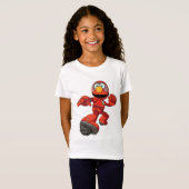T-Shirt Rue Sésame | Méca Builders Elmo En Action (Devant entier)