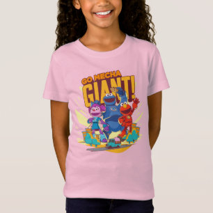 T-Shirt Rue Sésame   Méca Builders Go Mecha Giant!