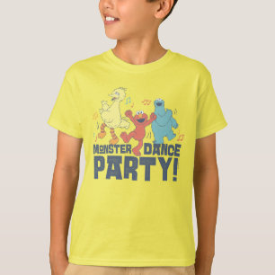 T-shirt Rue Sésame Monster Dance Party