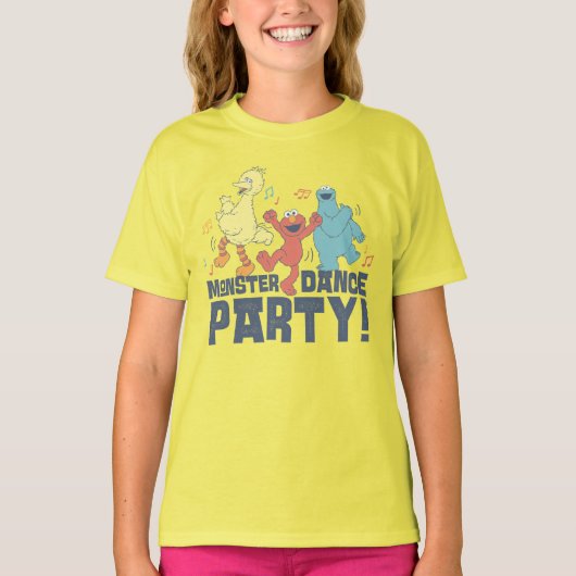 T-shirt Rue Sésame | Monster Dance Party (Devant)