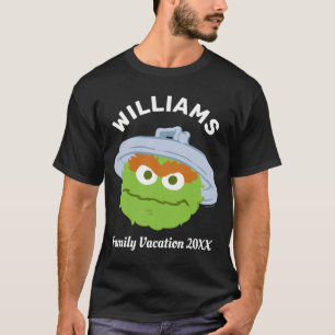 T-shirt Rue Sésame   Oscar le Grouch Famille Vacances
