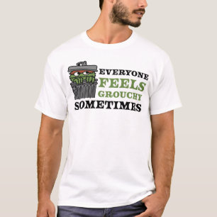 T-shirt Rue Sésame   Oscar le Grouch se sent Grouch