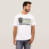 T-shirt Rue Sésame | Oscar le Grouch se sent Grouch (Devant entier)