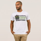 T-shirt Rue Sésame | Oscar le Grouch se sent Grouch (Devant entier)