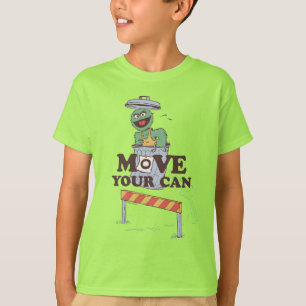 T-shirt Rue Sésame   Oscar the Grouch Move Your Can