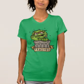T-shirt Rue Sésame | Oscar the Grouch Trashed (Devant)