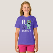 T-shirt Rue Sésame | R est pour Rosita | Ajouter Votre Nom (Devant entier)