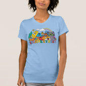 T-shirt Rue Sésame | Rainbow Wave (Devant)