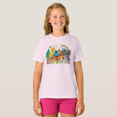 T-shirt Rue Sésame | Rainbow Wave (Devant entier)