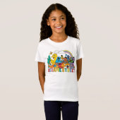 T-Shirt Rue Sésame | Rainbow Wave (Devant entier)