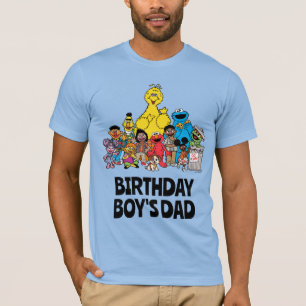 T-shirt Rue Sésame   Sesame Pals Anniversaire Papa du garç