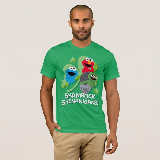 T-shirt Rue Sésame | Shenanigans shamrocks ! (Devant entier)