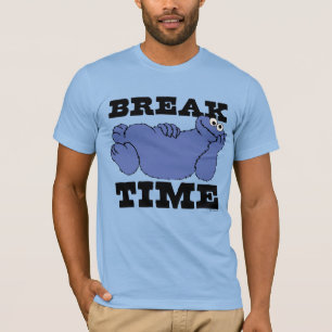 T-shirt Rue Sésame   Temps de pause de la monstre de cooki