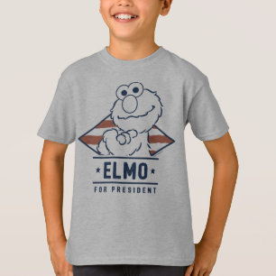 T-shirt Rue Sésame   Vintage Elmo à la présidence