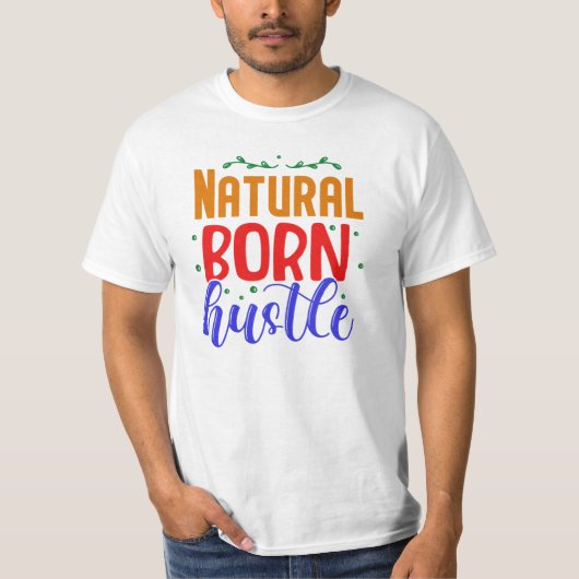 T-shirt Ruée Naturelle (Devant)