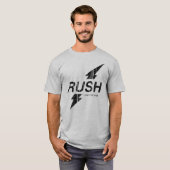 T-shirt Ruée noire (Devant entier)