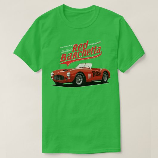 T-shirt Ruée Red Barchetta (Design devant)