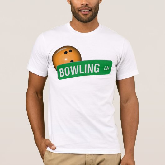 T-shirt Ruelle de bowling (Devant)