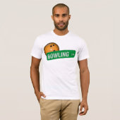 T-shirt Ruelle de bowling (Devant entier)