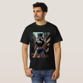 T-shirt Rues Retro Anime Tokyo (Devant entier)