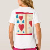 T-shirt Ruffle pour filles (Dos)