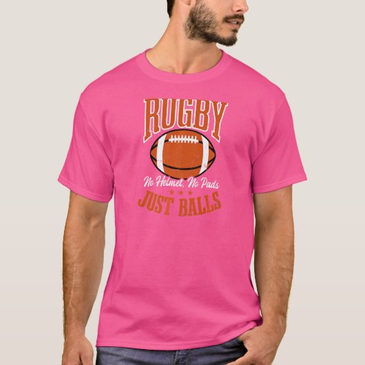 T-shirt Rugby Balls Rugby (Devant)